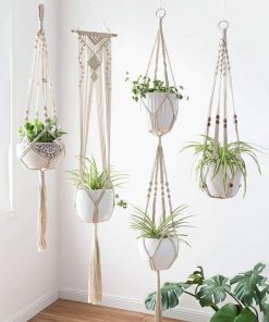 Juno Macrame Plant Hangers (set of 4)