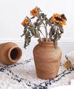Rattan Hand Woven Vase