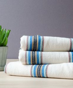 Azure Linen Hand Towel