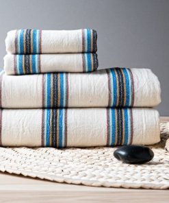 Azure Linen Towel